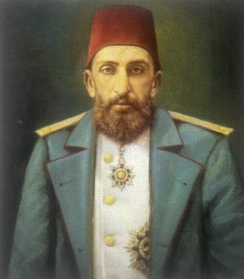 Porträt von Abdülhamid II.