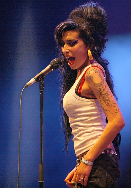 Porträt von Amy Winehouse