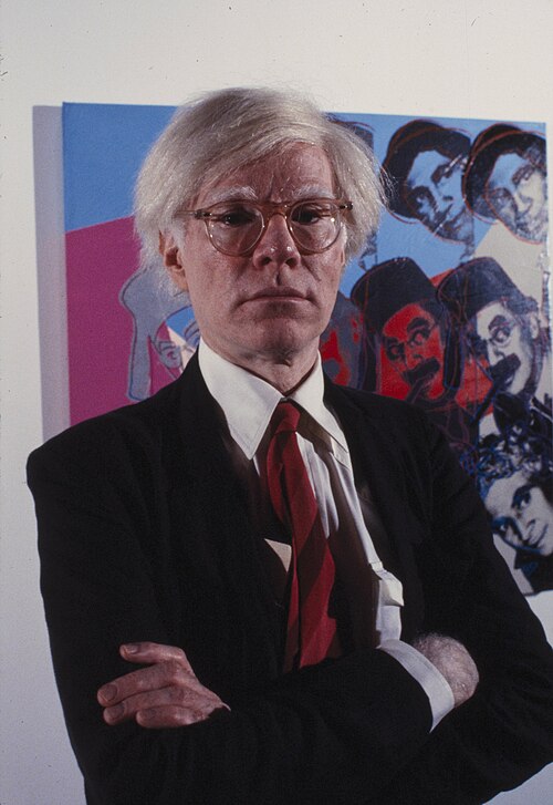 Porträt von Andy Warhol