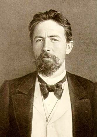 Porträt von Anton Pawlowitsch Tschechow