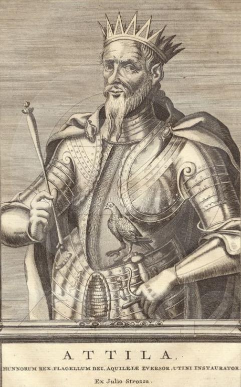 Porträt von Attila