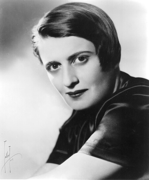Porträt von Ayn Rand