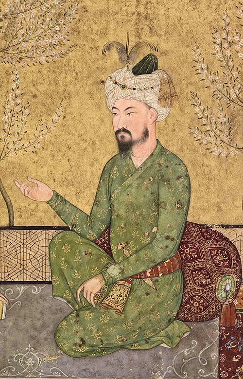 Porträt von Babur