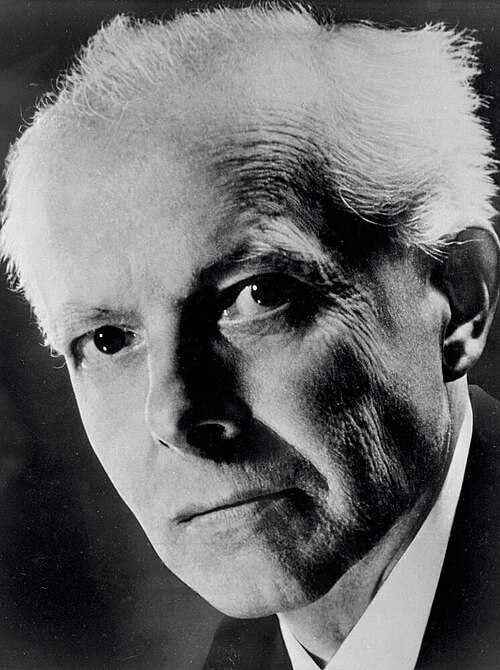 Porträt von Béla Bartók