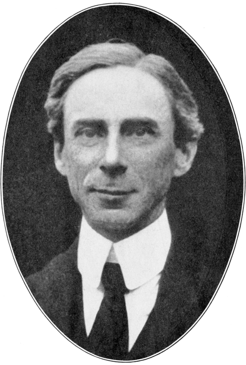 Porträt von Bertrand Russell