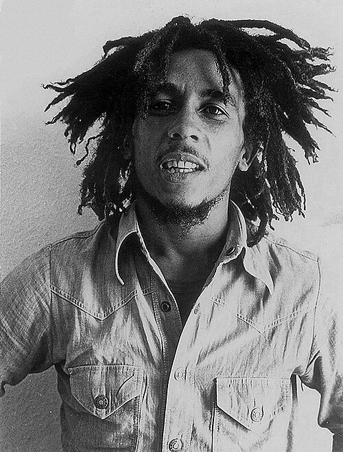Porträt von Bob Marley