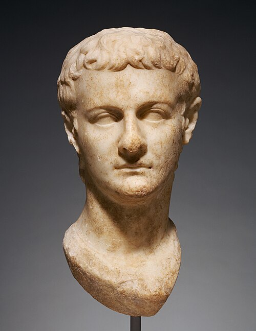 Porträt von Caligula
