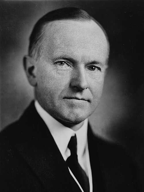 Porträt von Calvin Coolidge