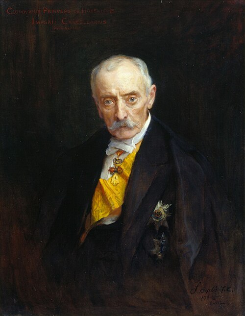 Porträt von Chlodwig zu Hohenlohe-Schillingsfürst