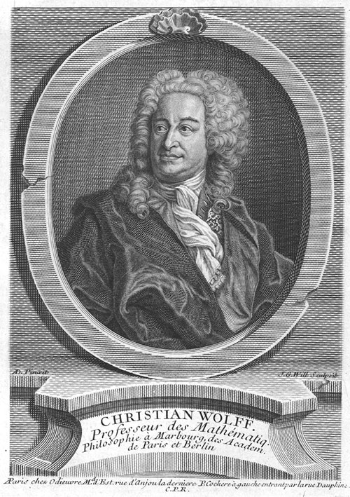Porträt von Christian Wolff