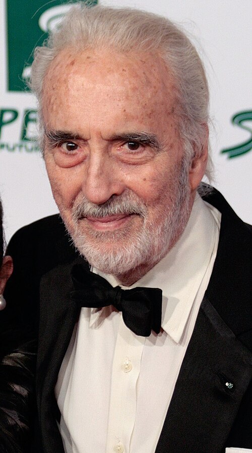 Porträt von Christopher Lee