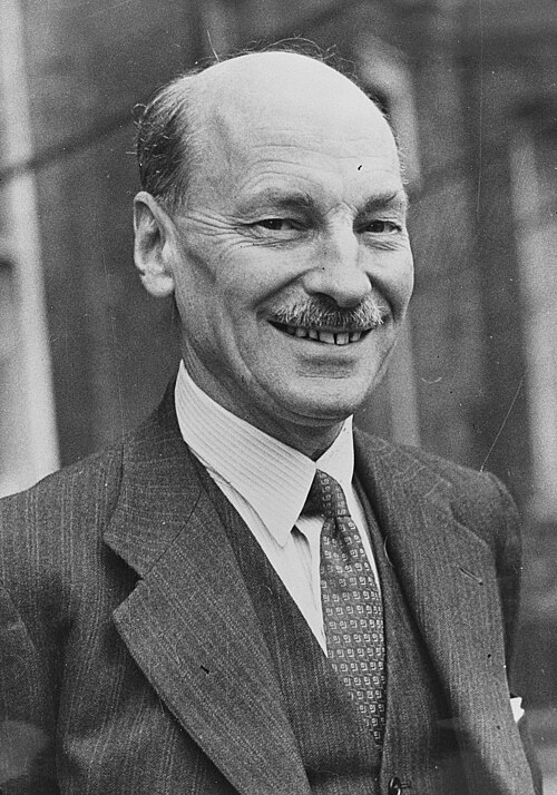 Porträt von Clement Attlee