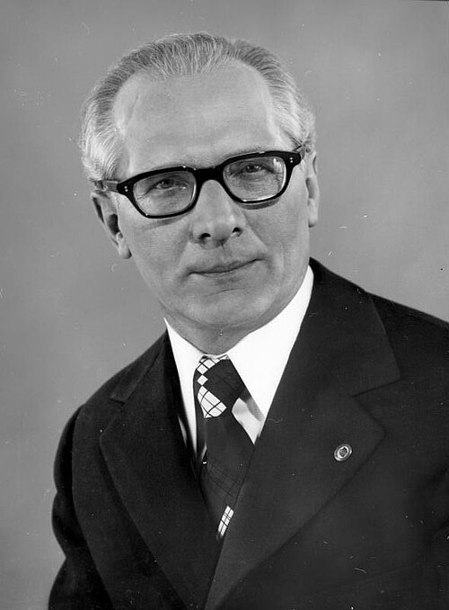 Porträt von Erich Honecker