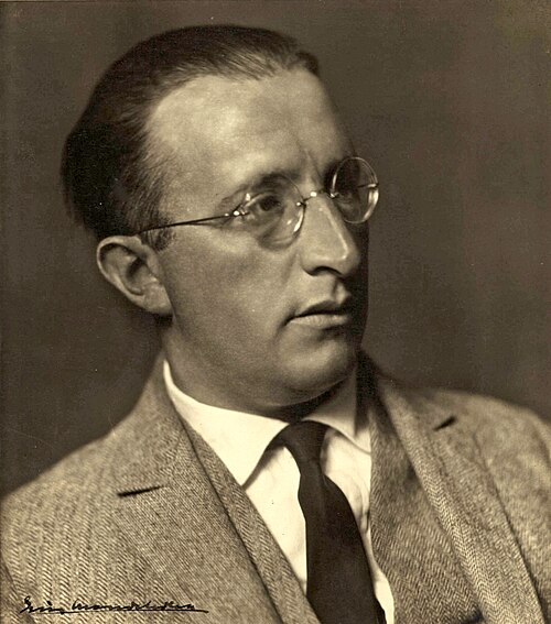 Porträt von Erich Mendelsohn