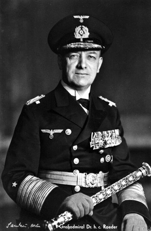Porträt von Erich Raeder