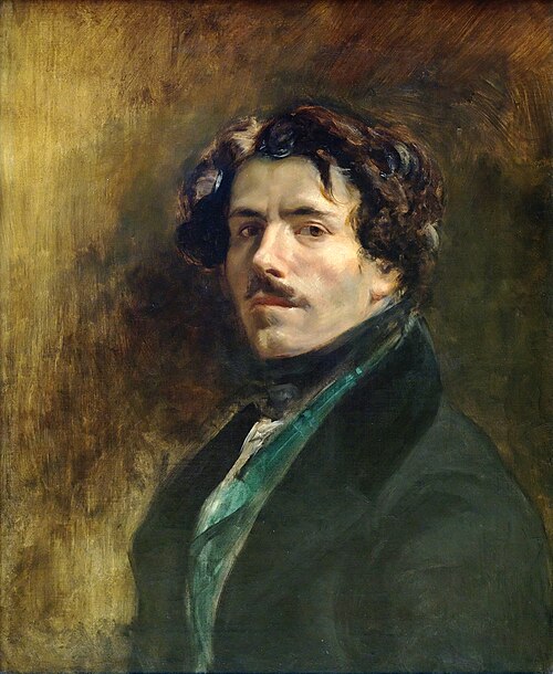 Porträt von Eugène Delacroix
