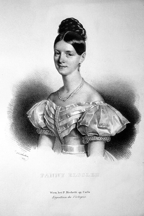 Porträt von Fanny Elßler