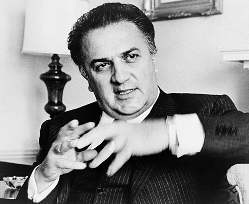 Porträt von Federico Fellini