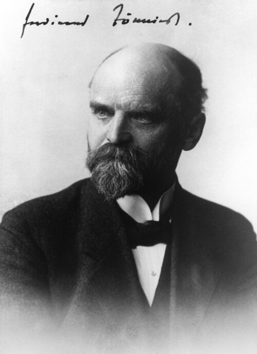 Porträt von Ferdinand Tönnies
