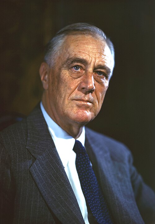 Porträt von Franklin Delano Roosevelt
