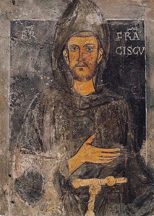 Porträt von Franz von Assisi