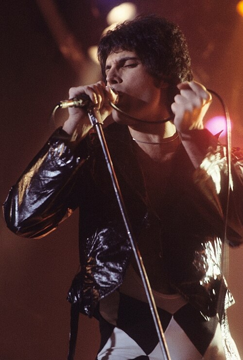 Porträt von Freddie Mercury