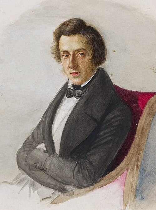 Porträt von Frédéric Chopin