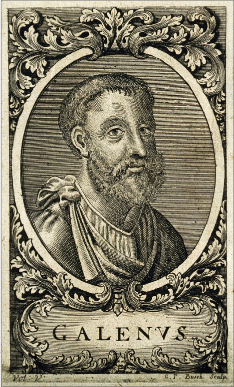 Porträt von Galenos