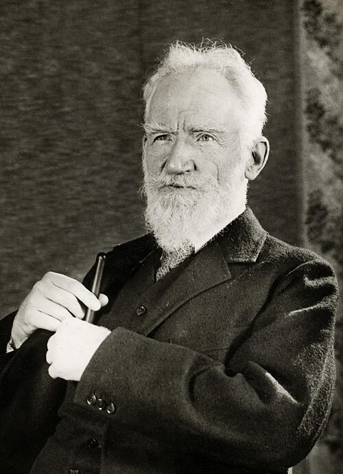 Porträt von George Bernard Shaw
