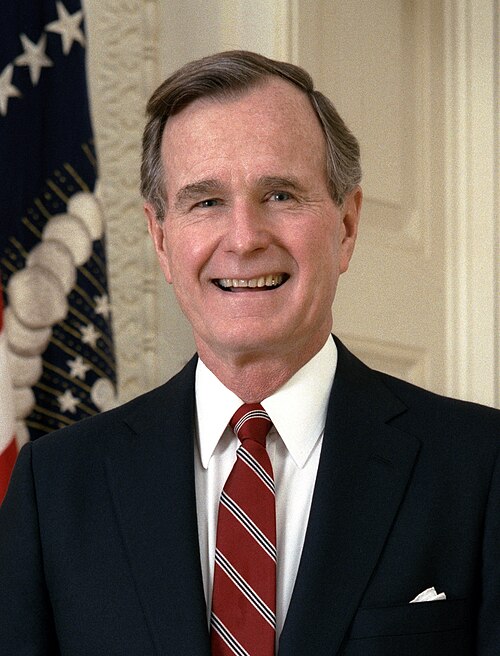 Porträt von George H. W. Bush