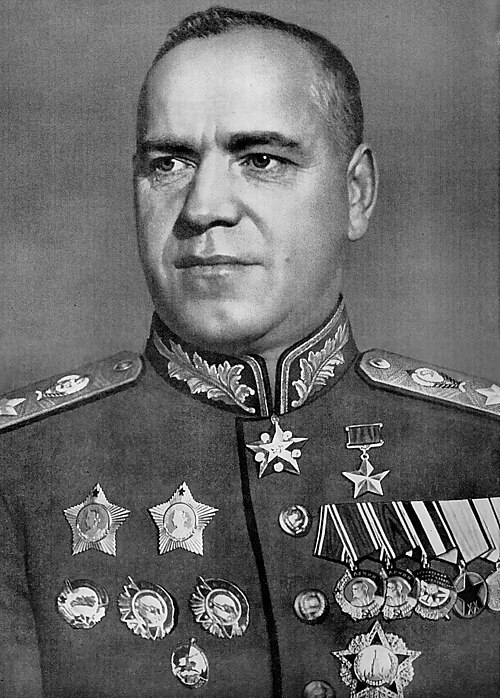 Porträt von Georgi Konstantinowitsch Schukow