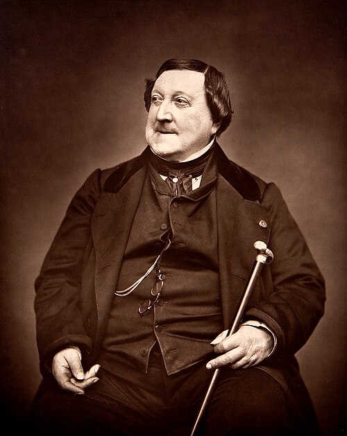 Porträt von Gioachino Rossini