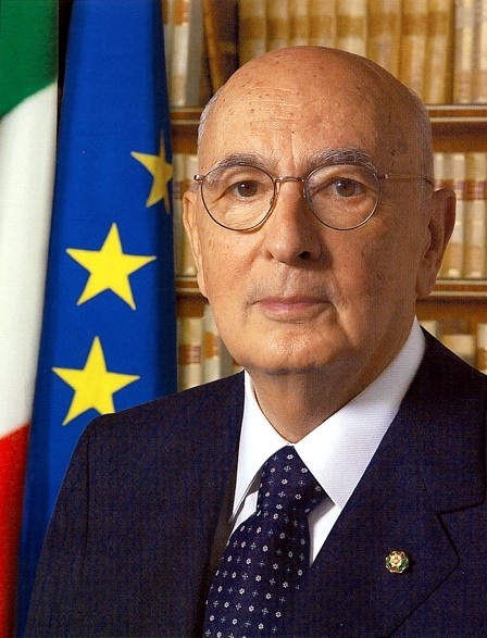 Porträt von Giorgio Napolitano