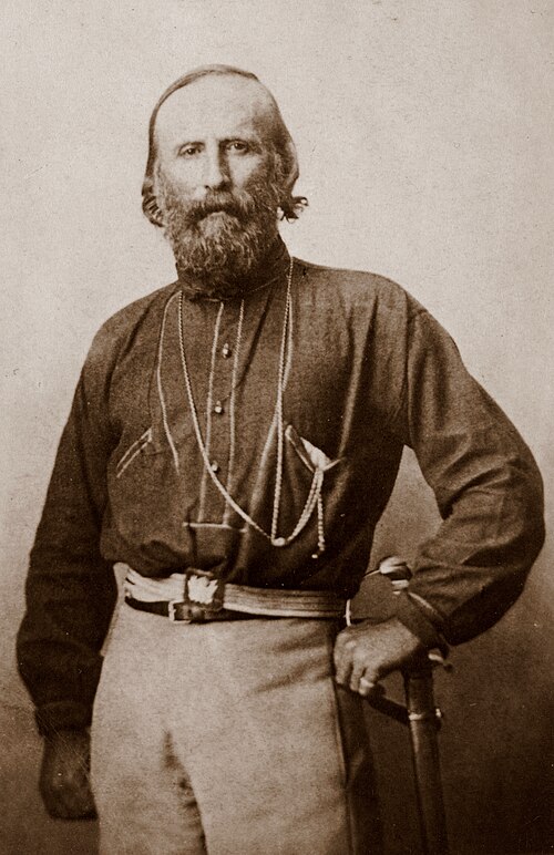 Porträt von Giuseppe Garibaldi