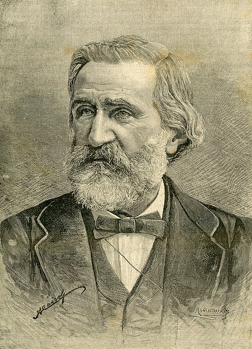 Porträt von Giuseppe Verdi