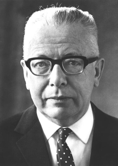 Porträt von Gustav Heinemann