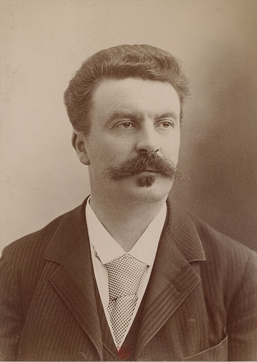 Porträt von Guy de Maupassant