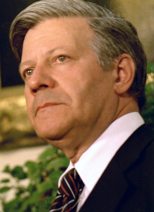 Porträt von Helmut Schmidt