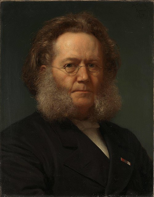 Porträt von Henrik Ibsen