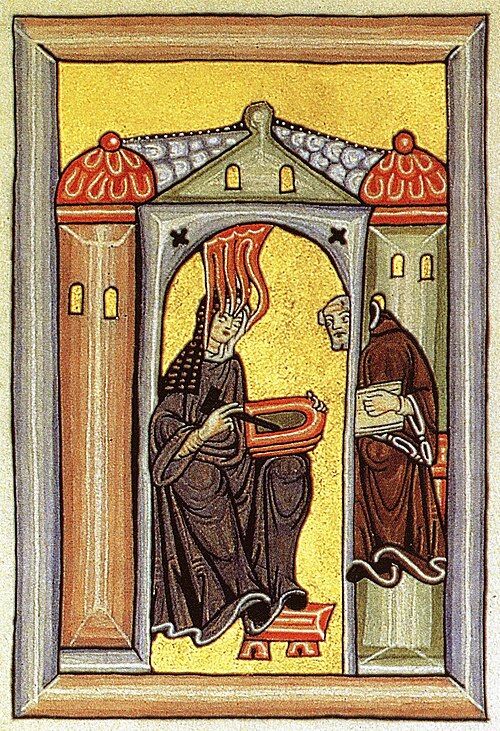 Porträt von Hildegard von Bingen