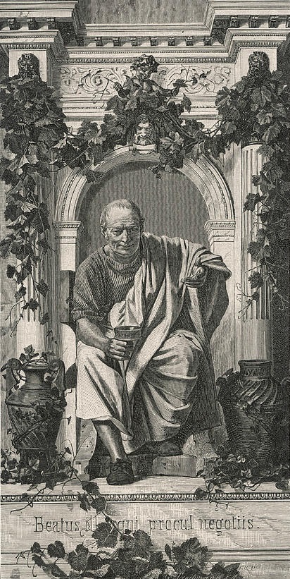 Porträt von Horaz