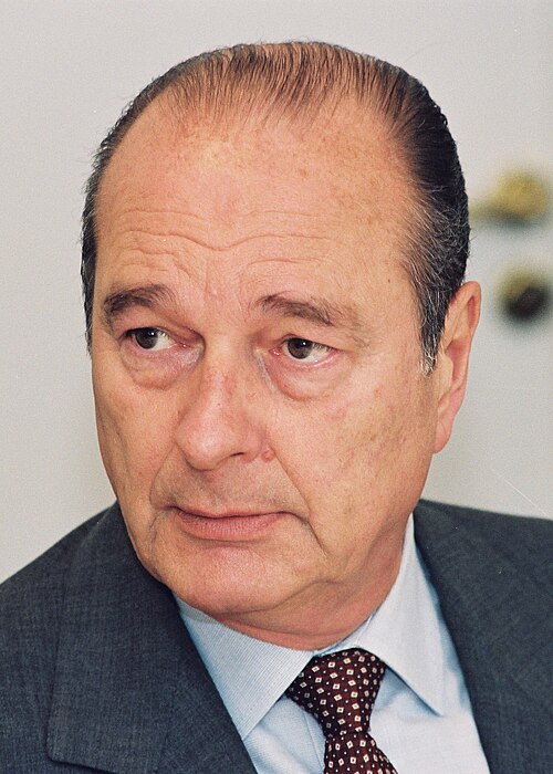 Porträt von Jacques Chirac