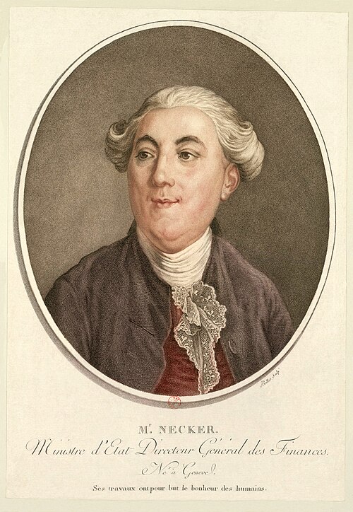 Porträt von Jacques Necker