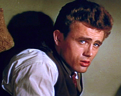 Porträt von James Dean