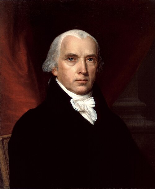 Porträt von James Madison