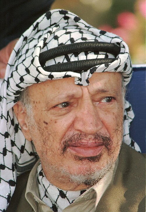 Porträt von Jassir Arafat