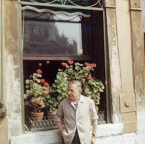 Porträt von Jean-Paul Sartre