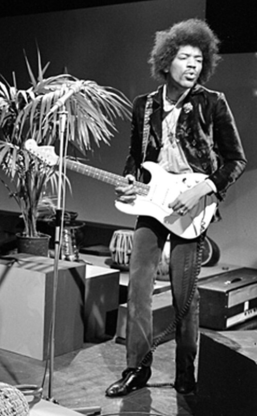 Porträt von Jimi Hendrix