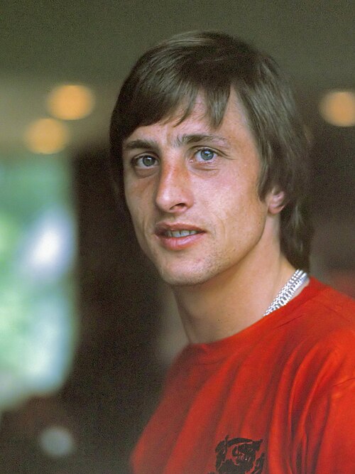 Porträt von Johan Cruyff