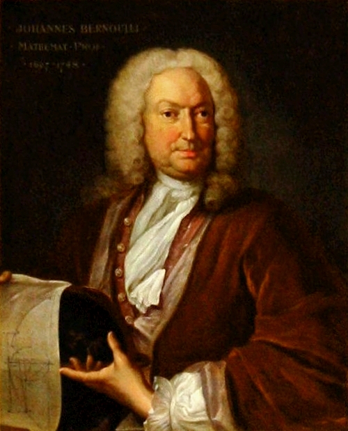 Porträt von Johann I Bernoulli